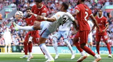 موعد مباراة ليفربول وأستون فيلا في الدوري الإنجليزي .. ترددات القنوات الناقلة